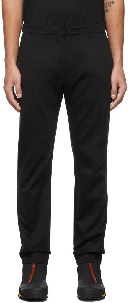 ZEGNA Black Outdoor Capsule Techmerino™ Wool Sweatpants 1