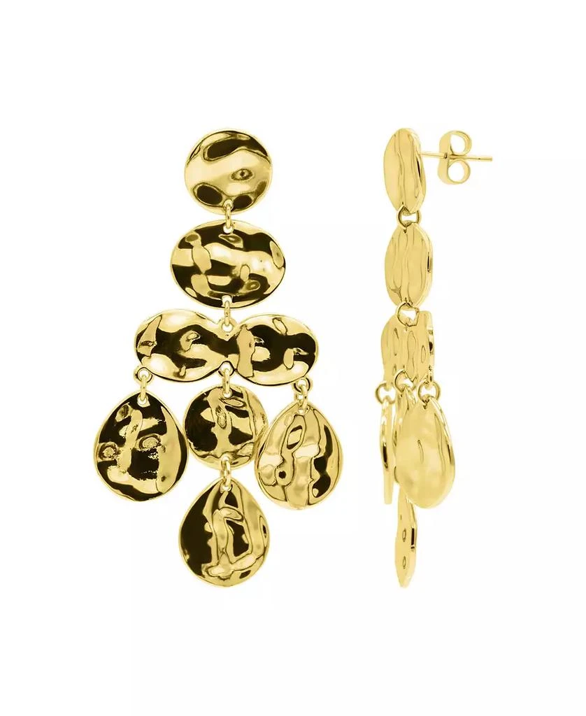 ADORNIA Gold Cascade Earrings 2