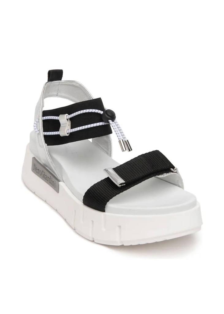 NeroGiardini Nerogiardini - Women's Argento Flatform Sandal