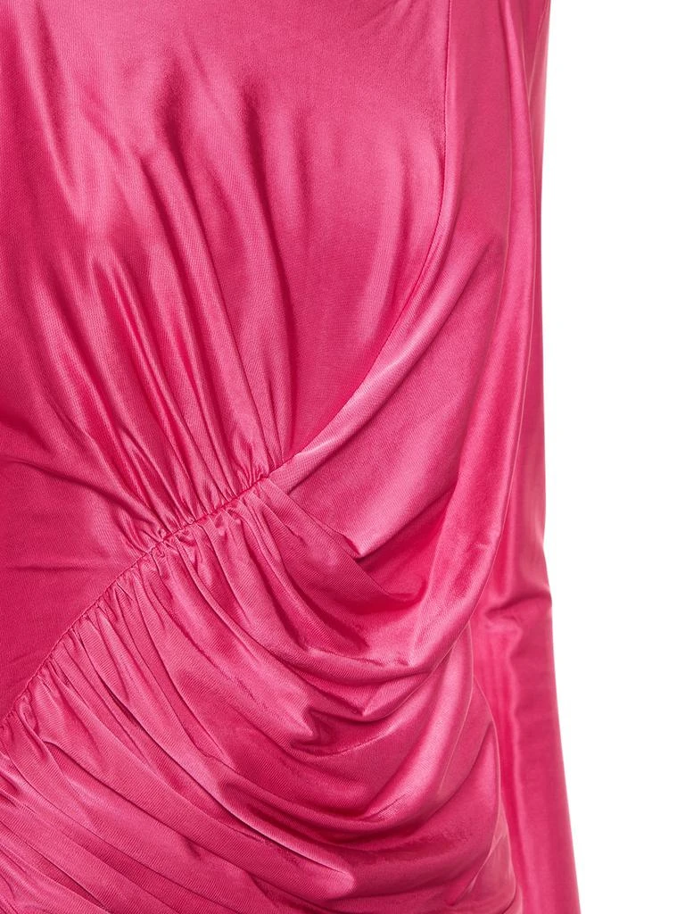 Alexandre Vauthier Asymmetric Viscose Jersey Midi Dress 3