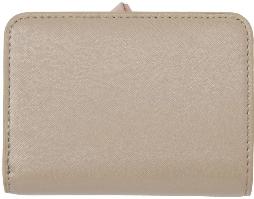 Marc Jacobs Off-White & Taupe 'The Utility Snapshot Mini Compact' Wallet 2