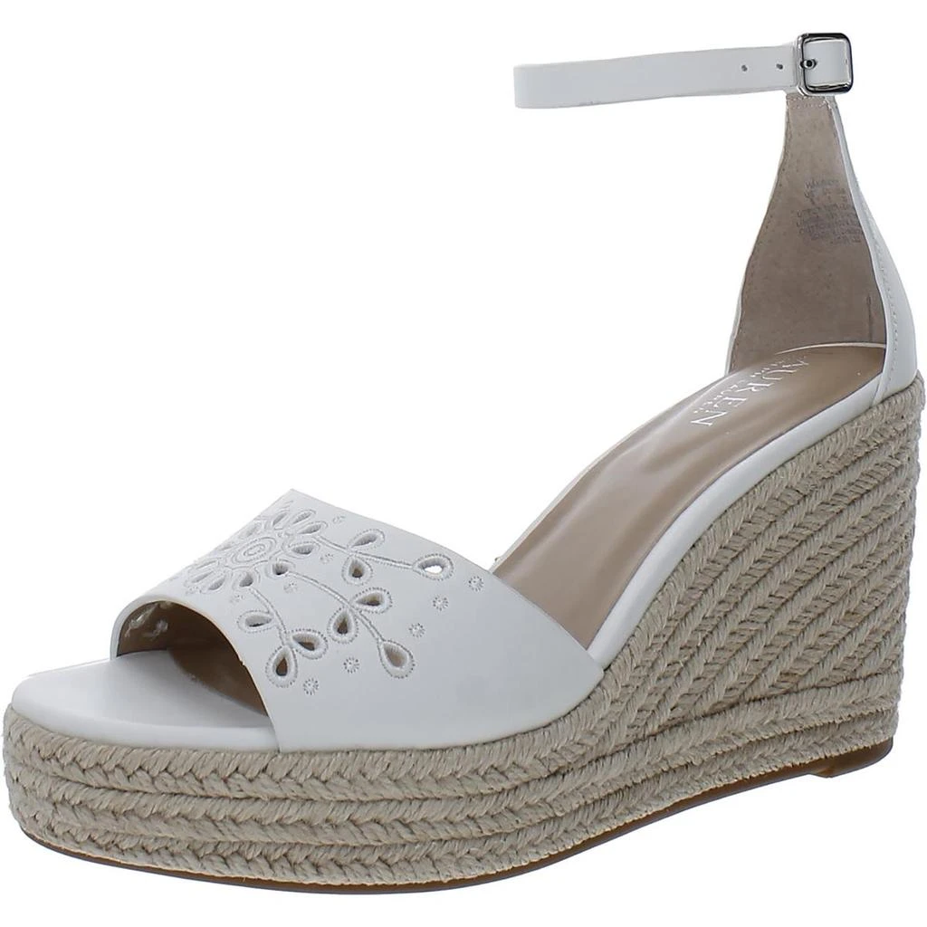 Ralph Lauren Haana Eylt Womens Leather Espadrilles 1
