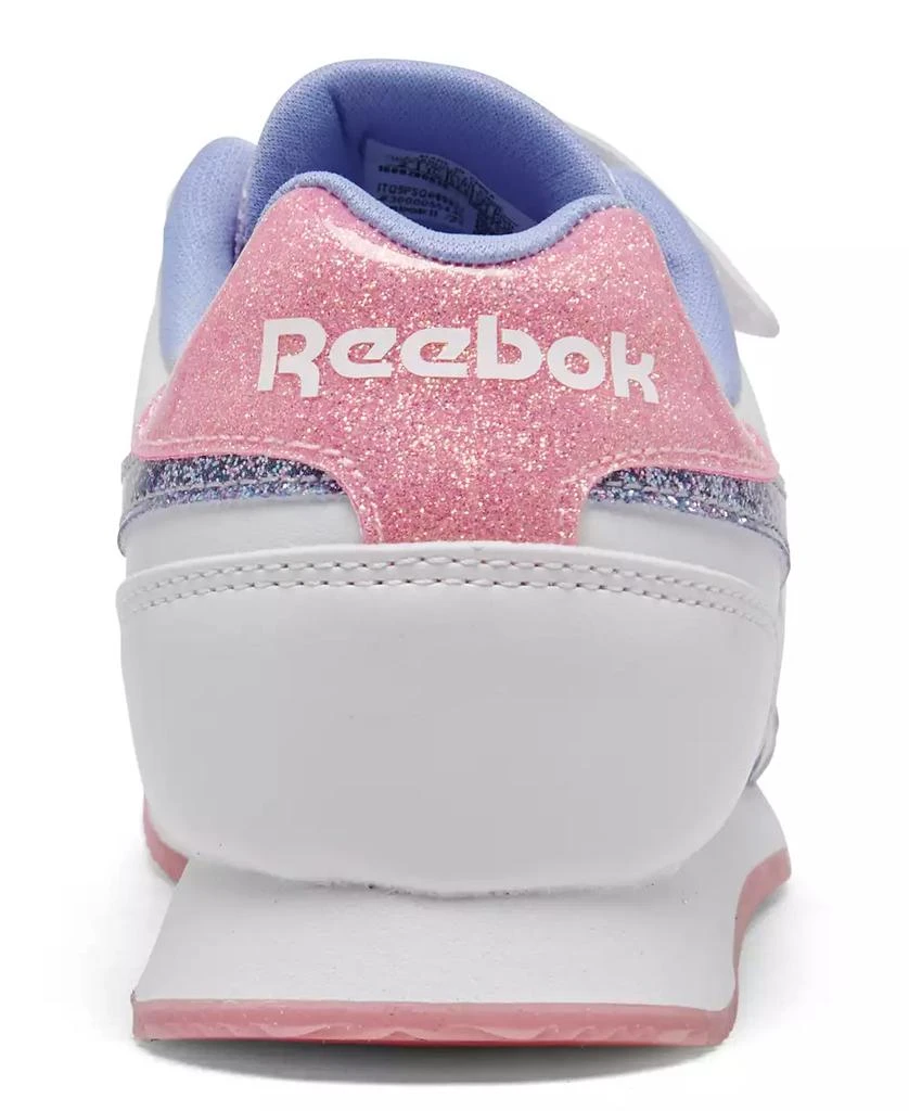 Reebok Little Girls Royal Classic Leather Jog 3.0 Fastening Strap Casual Sneakers from Finish Line 4