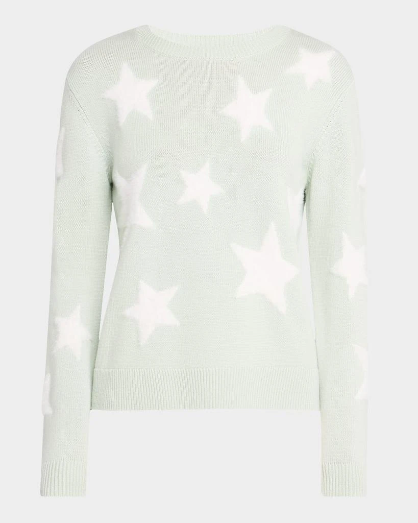 Alice + Olivia Andora Fuzzy Star Pullover 1