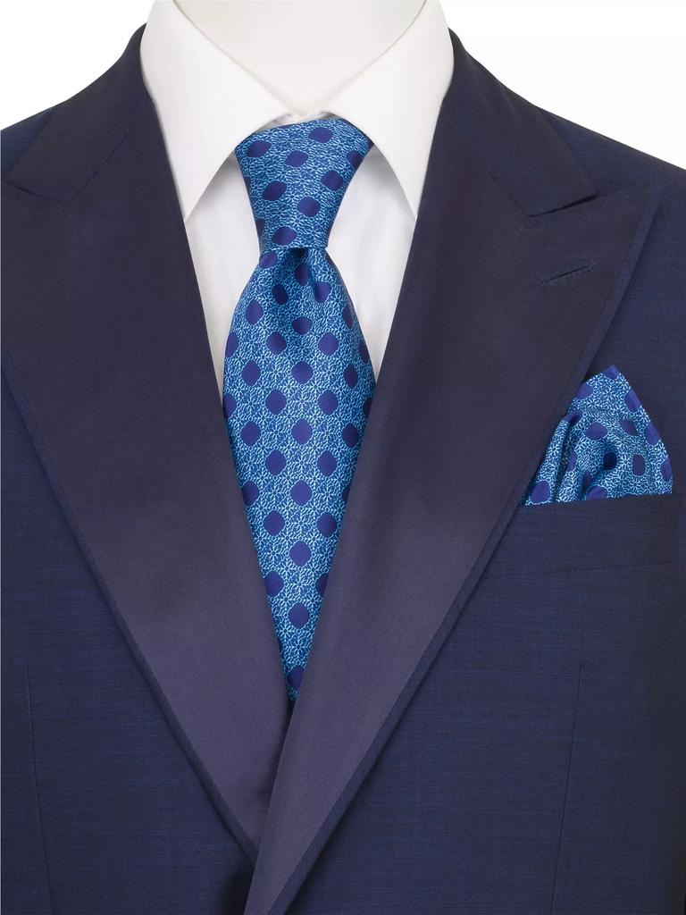 Stefano Ricci Hand Printed Silk Tie Set
