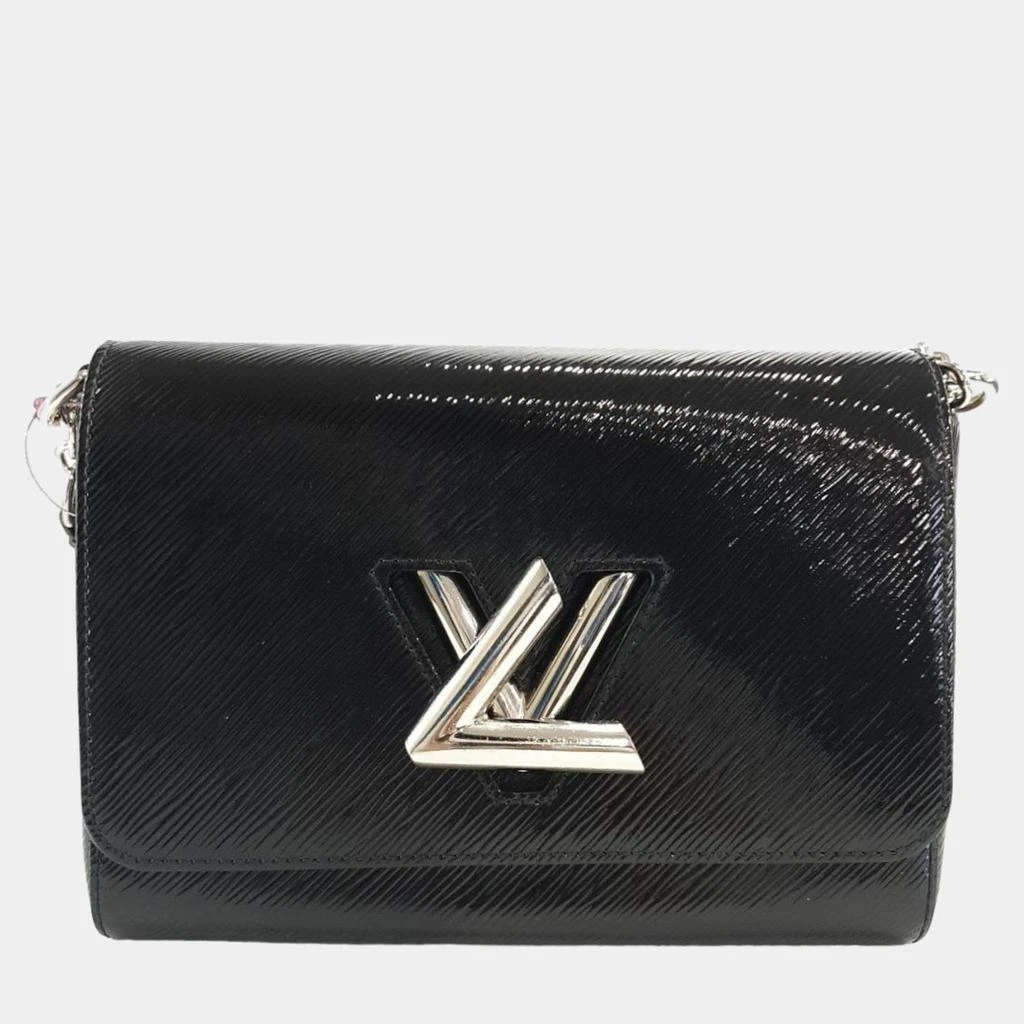 Louis Vuitton Louis Vuitton Black Epi Leather Glossy Twist MM Shoulder Bag 1