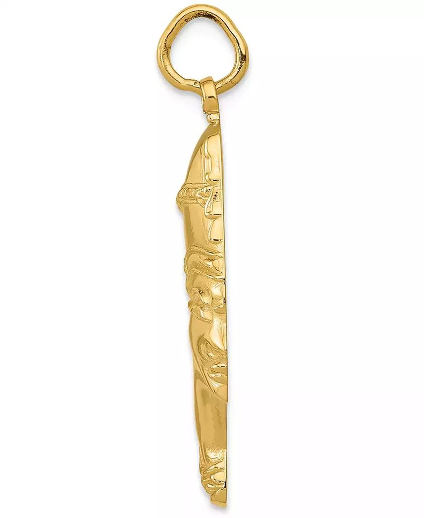 Macy
s Nefertiti Charm Pendant in 14k Yellow Gold 2