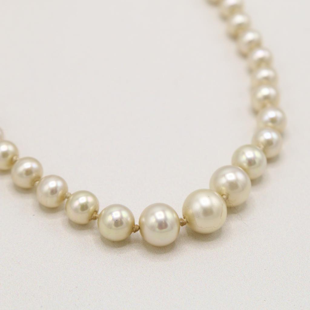 Orelia Vintage Vintage Graduated Pearl Necklace