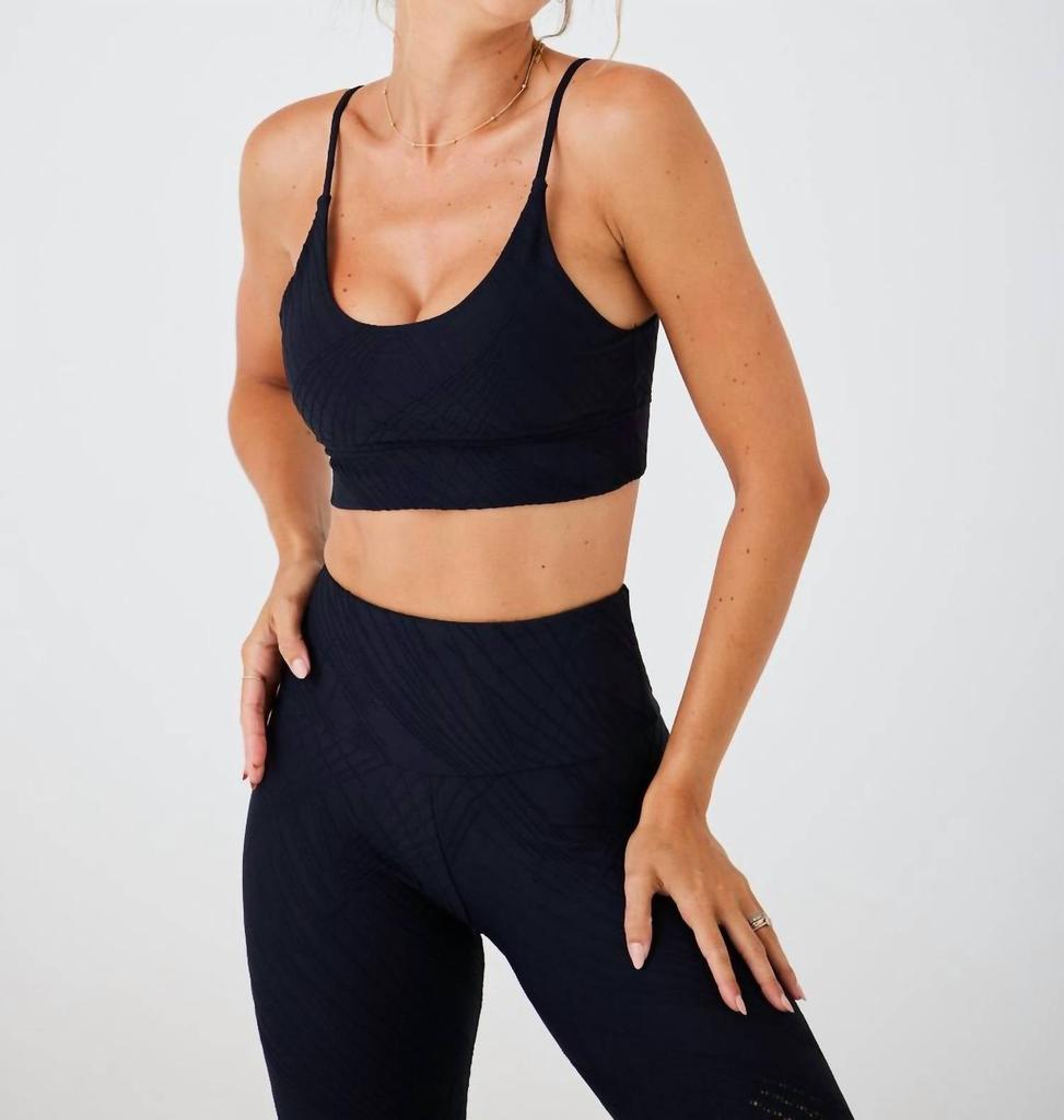 Onzie Tank Bra In Black