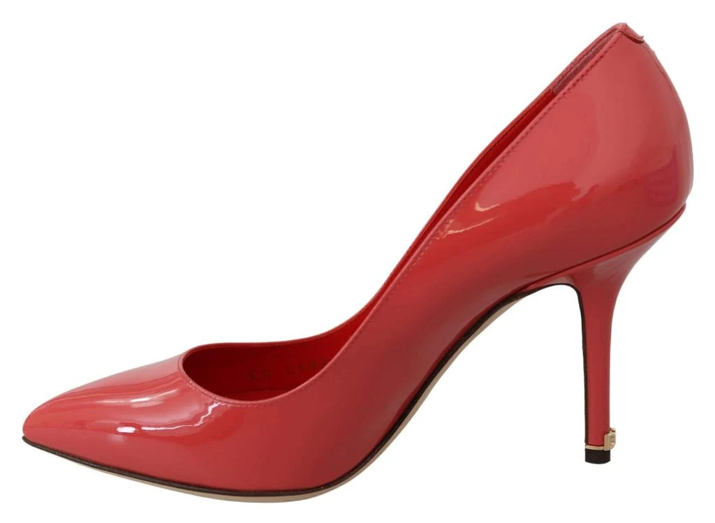 Dolce & Gabbana Dolce & Gabbana Dark Pink Patent Leather Heels Pumps 7