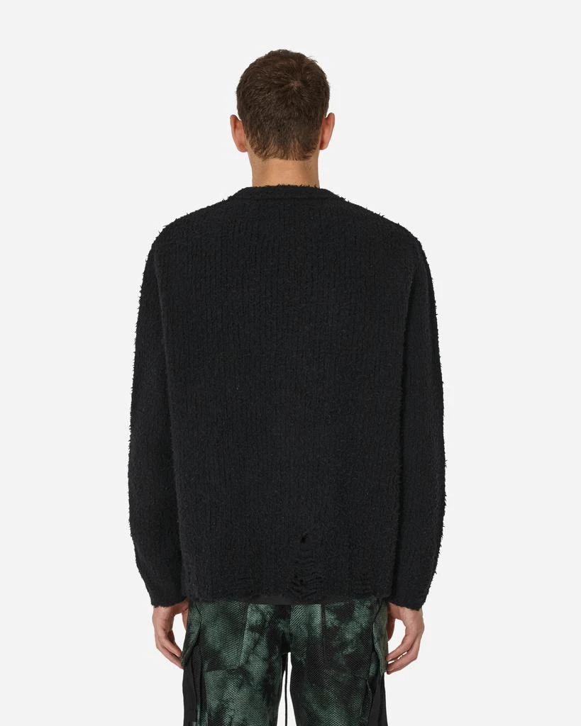 Song for the Mute Boucle Oversized Sweater Black 3