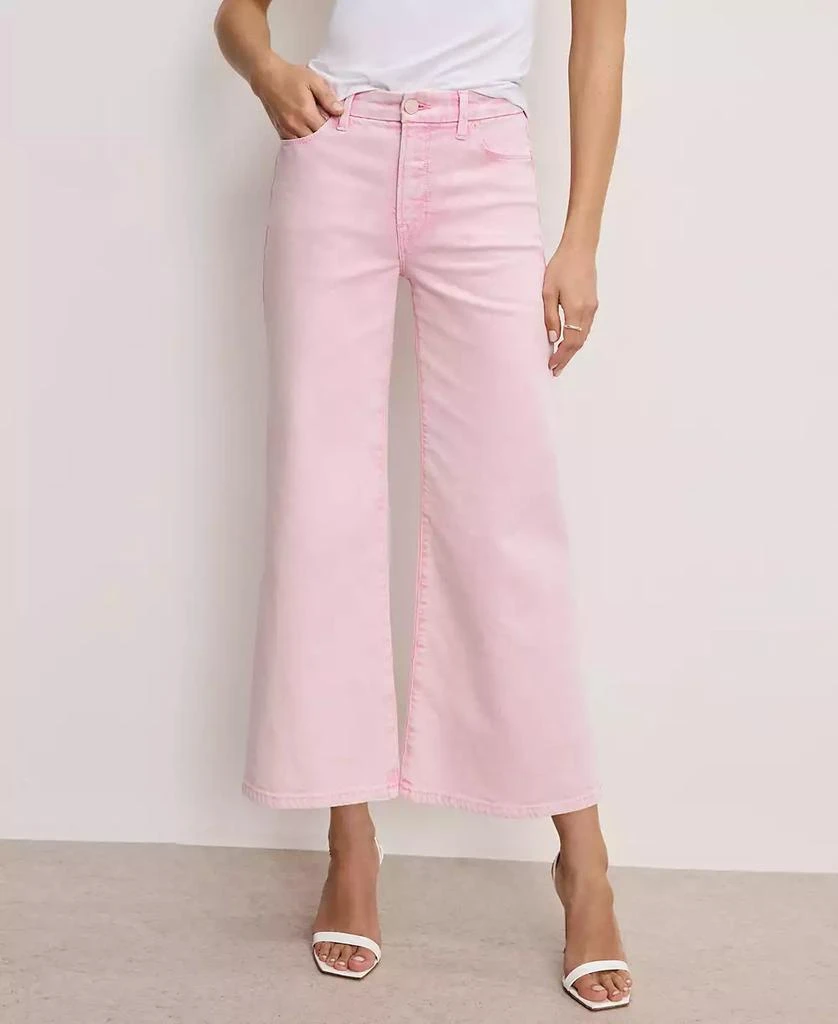 Good American Women's Good Waist Palazzo Cropped Jeans 3