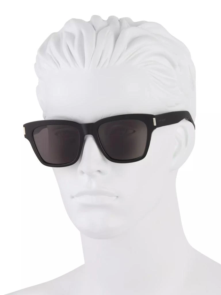 Yves Saint Laurent New Wave 54MM Rectangular Acetate Sunglasses 4