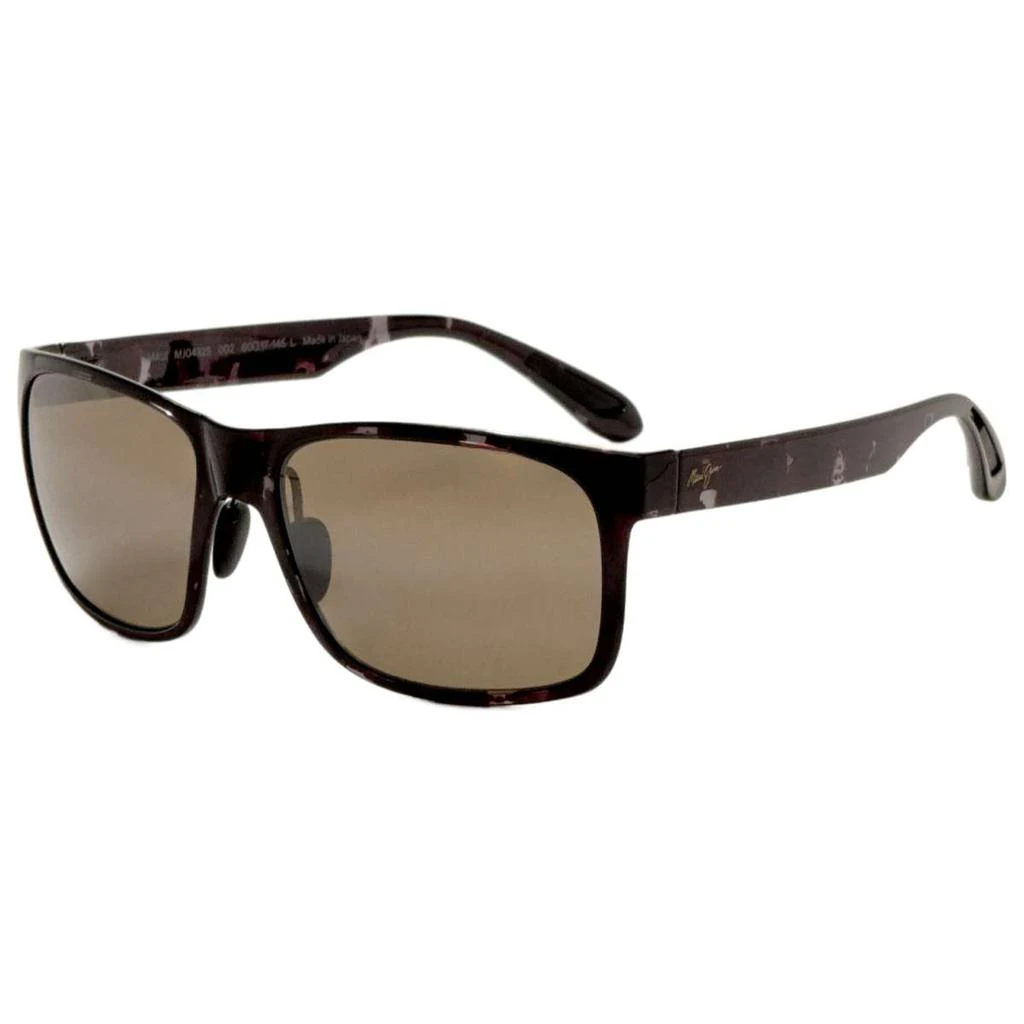 Maui Jim Maui Jim Red Sands Men's Brown Square Polarized Sunglasses 1