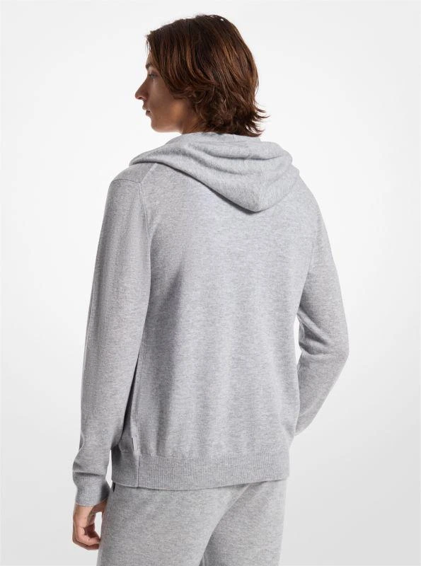 Michael Kors Wool and Cashmere Blend Zip-Up Hoodie 5