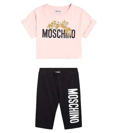 Moschino Cotton-blend T-shirt and shorts set 1