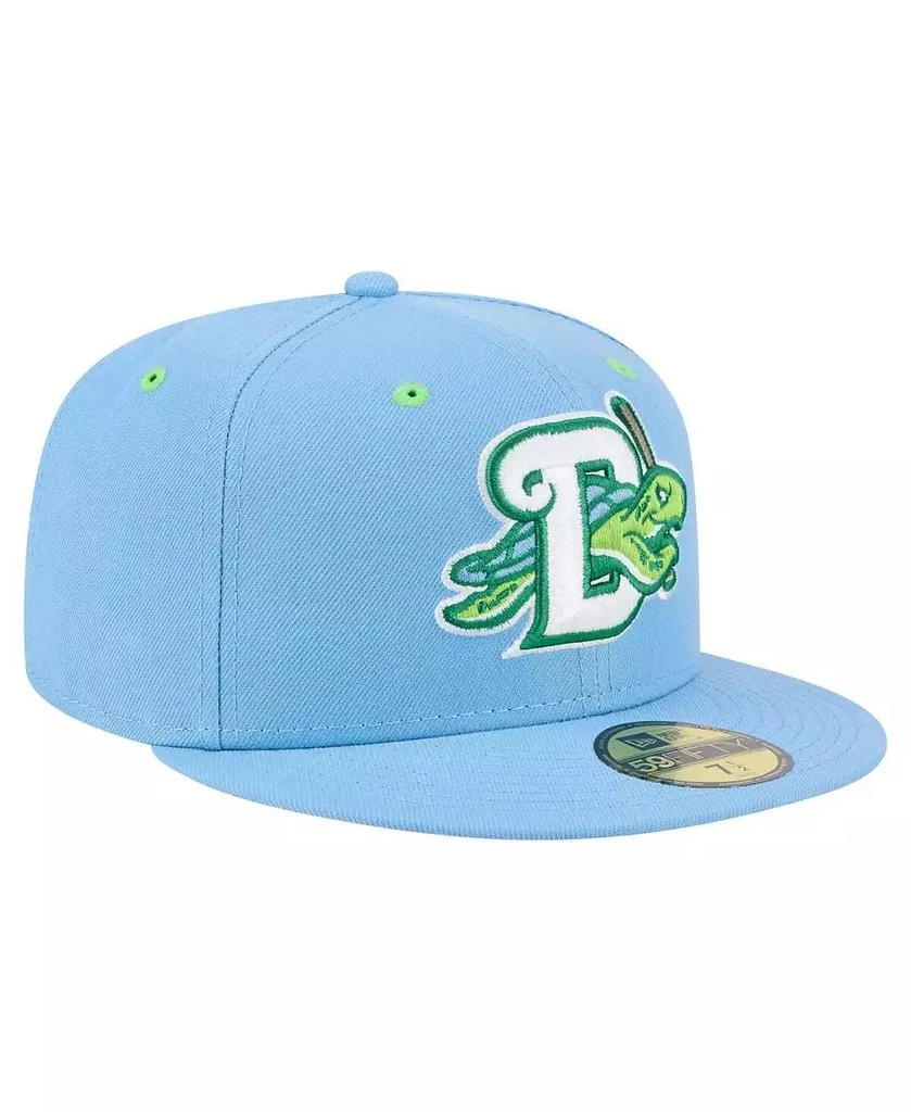 New Era Men's Light Blue Daytona Tortugas Authentic Collection 59FIFTY Fitted Hat 3