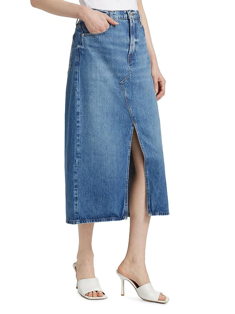 FRAME The Midaxi Denim Skirt 4