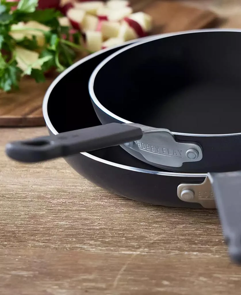 Greenpan X Bobby Flay Nonstick Stainless Steel 8" and 10" Frypan Set 8