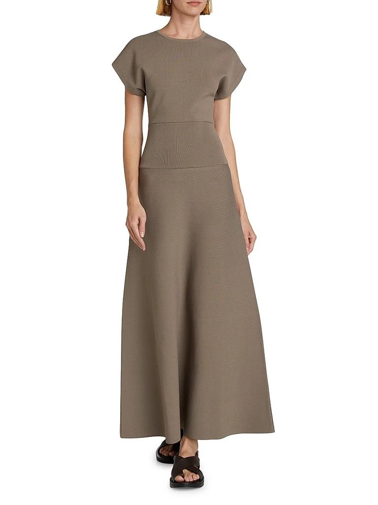 strapless open back dress The Phoebe Ribbed Knit Raglan Mini Dress main image 0