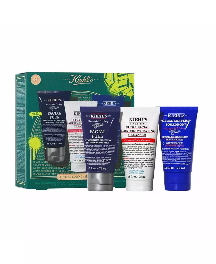 Kiehl
s Men
s 3-Pc. Shave It Off and Take It Off Gift Shaving Set 7