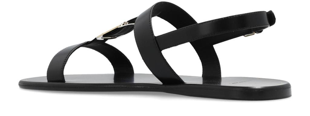 直営店☆Ferragamo☆ GANCINI ロゴ レザー ストラップサンダル 直営店☆Ferragamo☆ ロゴ レザー ストラップ トングサンダル