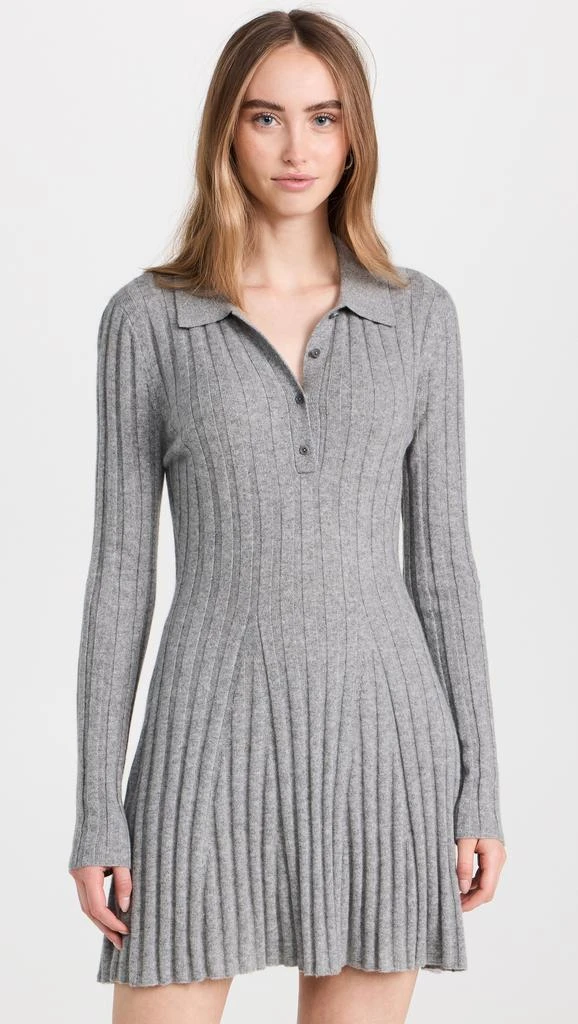 Reformation Walsh Cashmere Collared Mini Dress 6