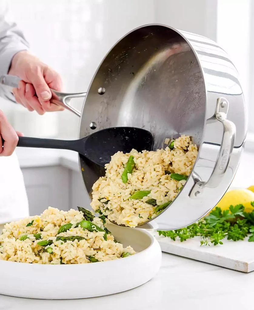 Greenpan Valencia Pro Stainless Steel Uncoated 5-Quart Sauté Pan with Lid 3