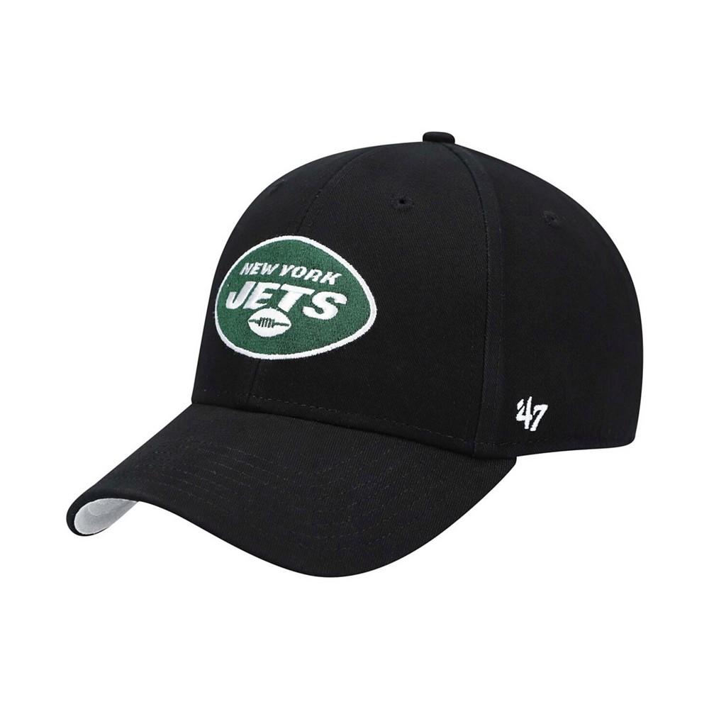 '47 Brand Little Boys and Girls Black New York Jets Basic Team MVP Adjustable Hat