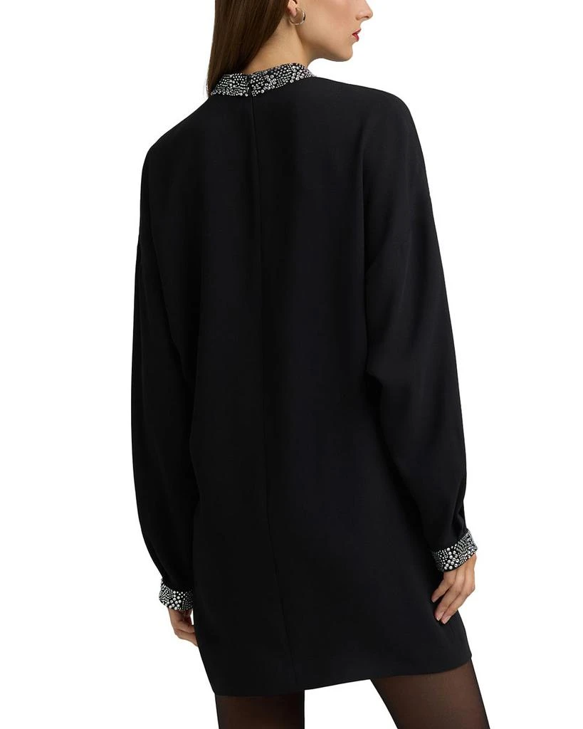 St. John Embellished Neck Dress 3