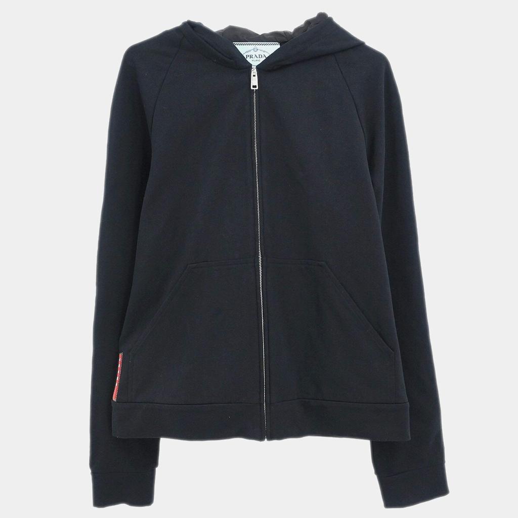 トップス Prada sport full zip hoodie Prada Prada Sport Zip Up Black Sweatshirt Women Size M - Hoodies