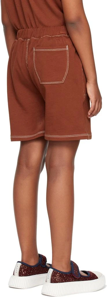 Misha & Puff Kids Brown Camp Shorts 3