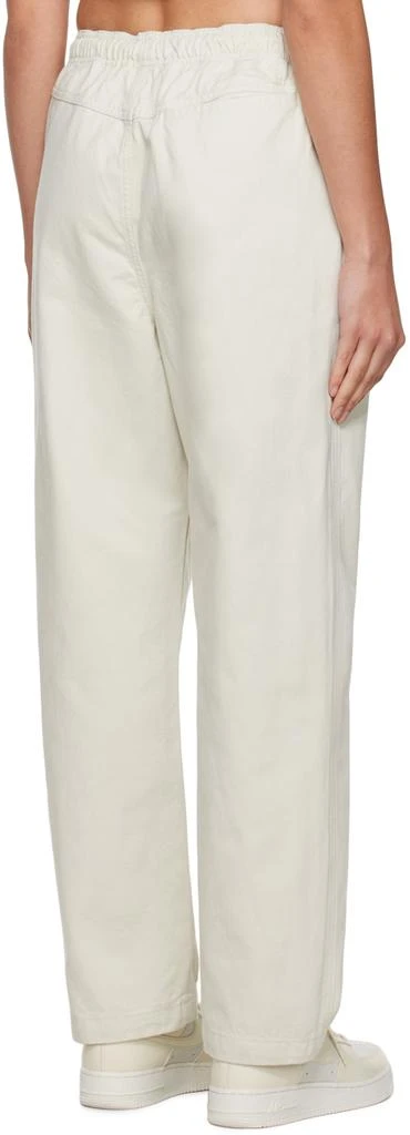 STUSSY White Beach Trousers 3