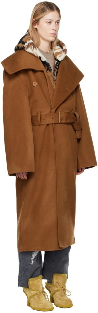 JW Anderson Brown Wrap Coat 2