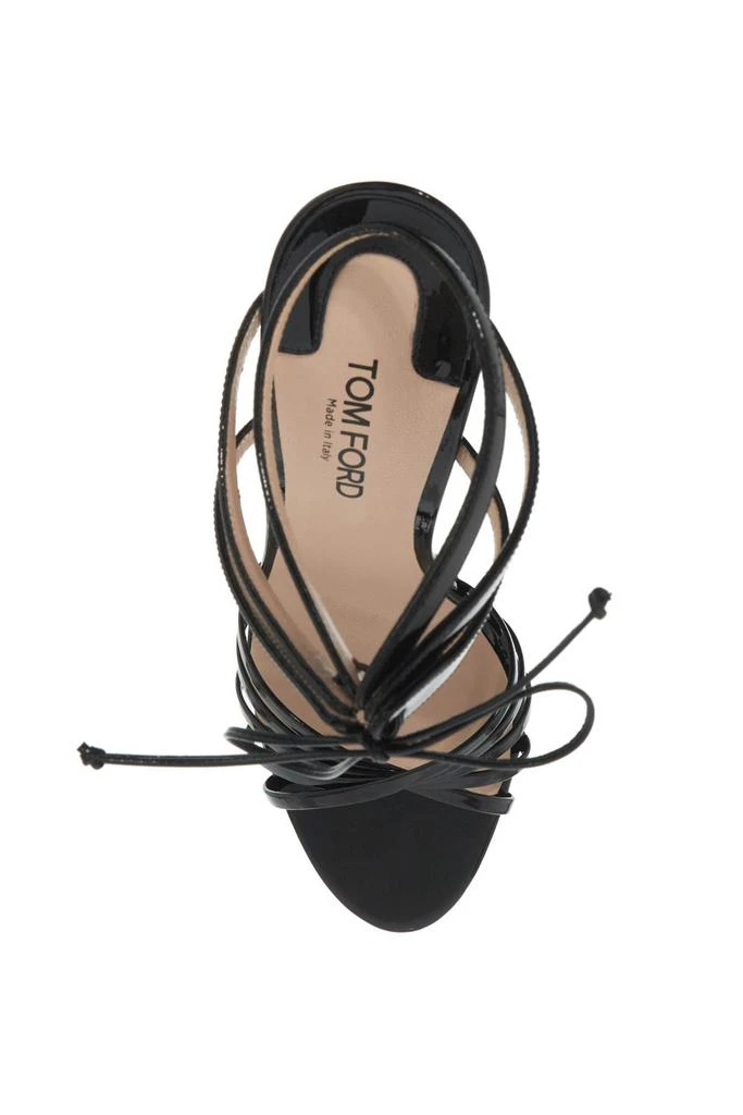 Tom Ford glossy sandals with criss-cross 2