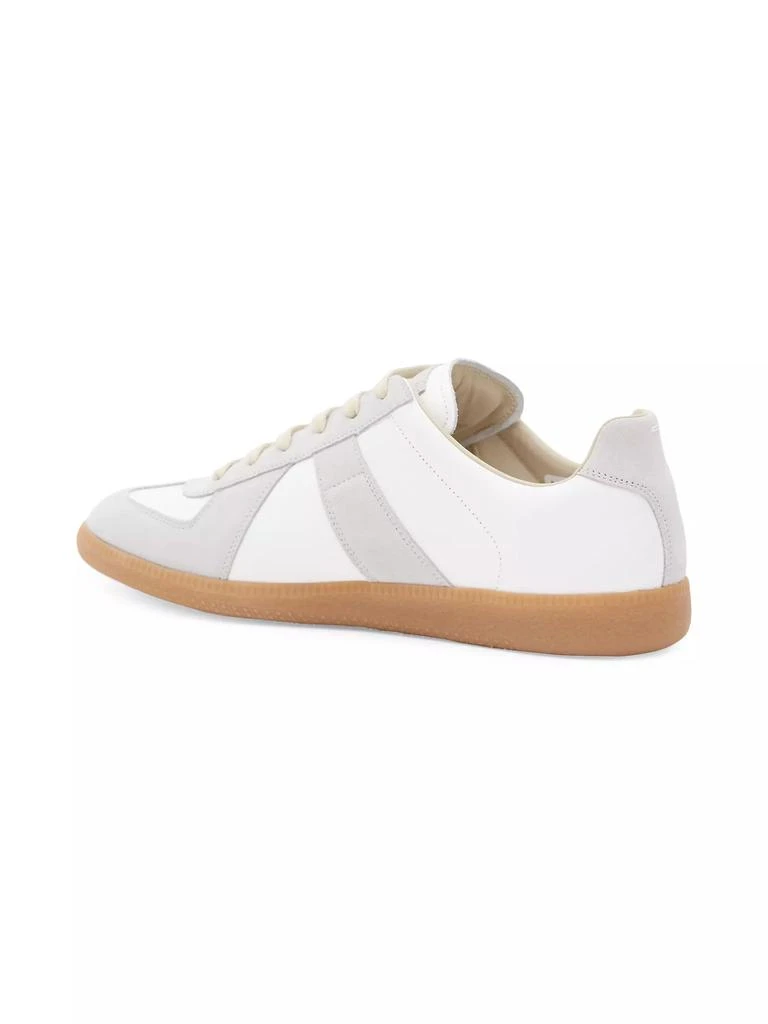 MAISON MARGIELA Replica Leather & Suede Sneakers 3