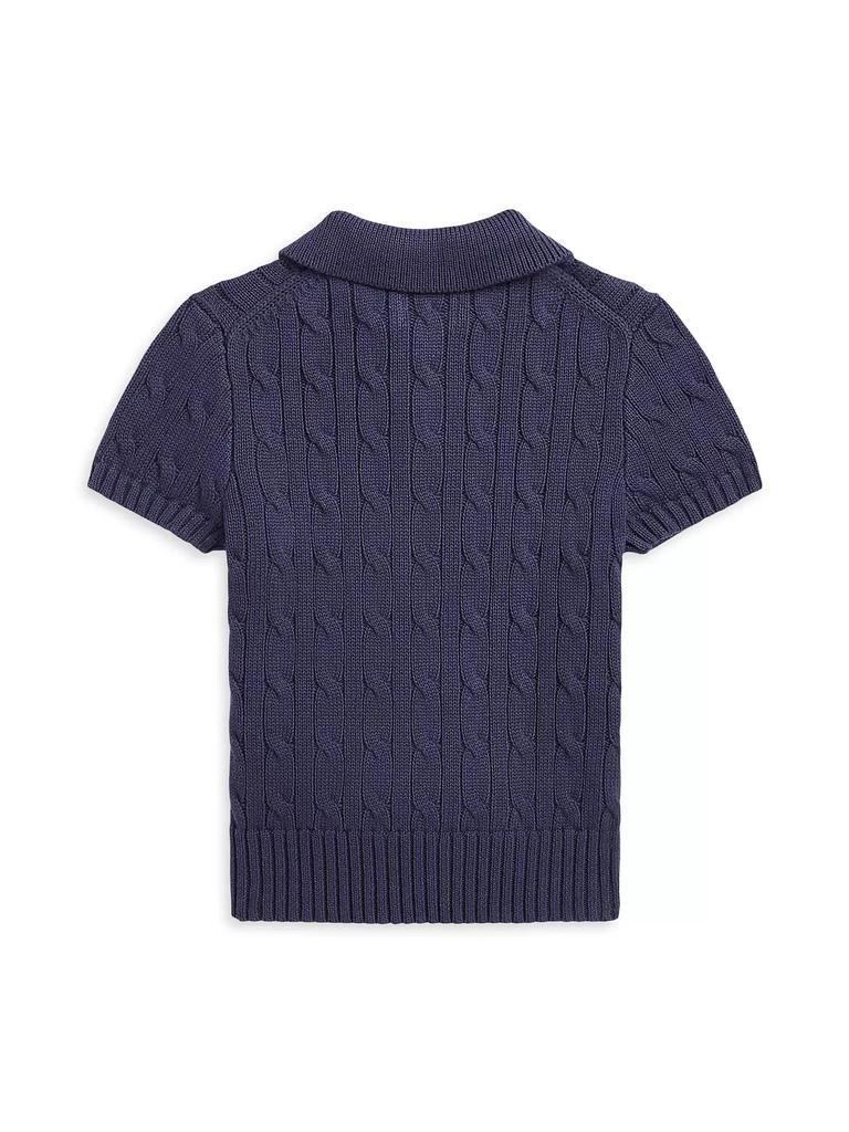 Ralph Lauren Little Boy's & Boy's ​Cable-Knit Polo Shirt 3