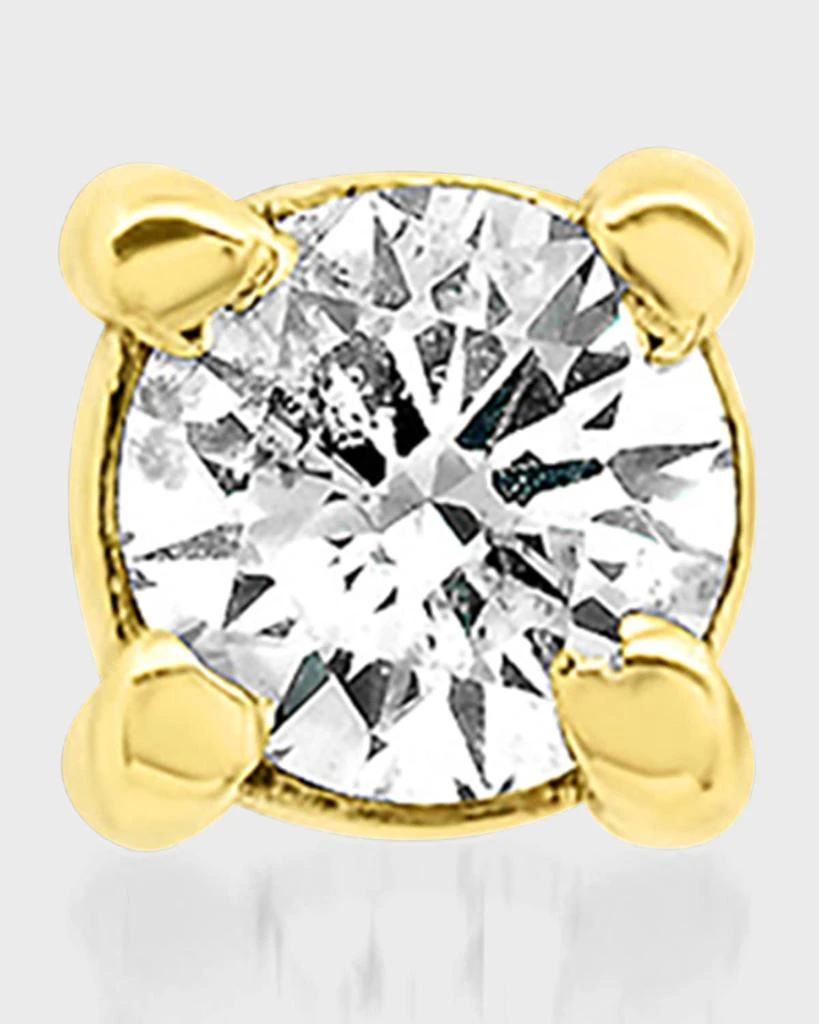 Jennifer Meyer Round Brilliant-Cut Diamond Stud Earring, Single 1