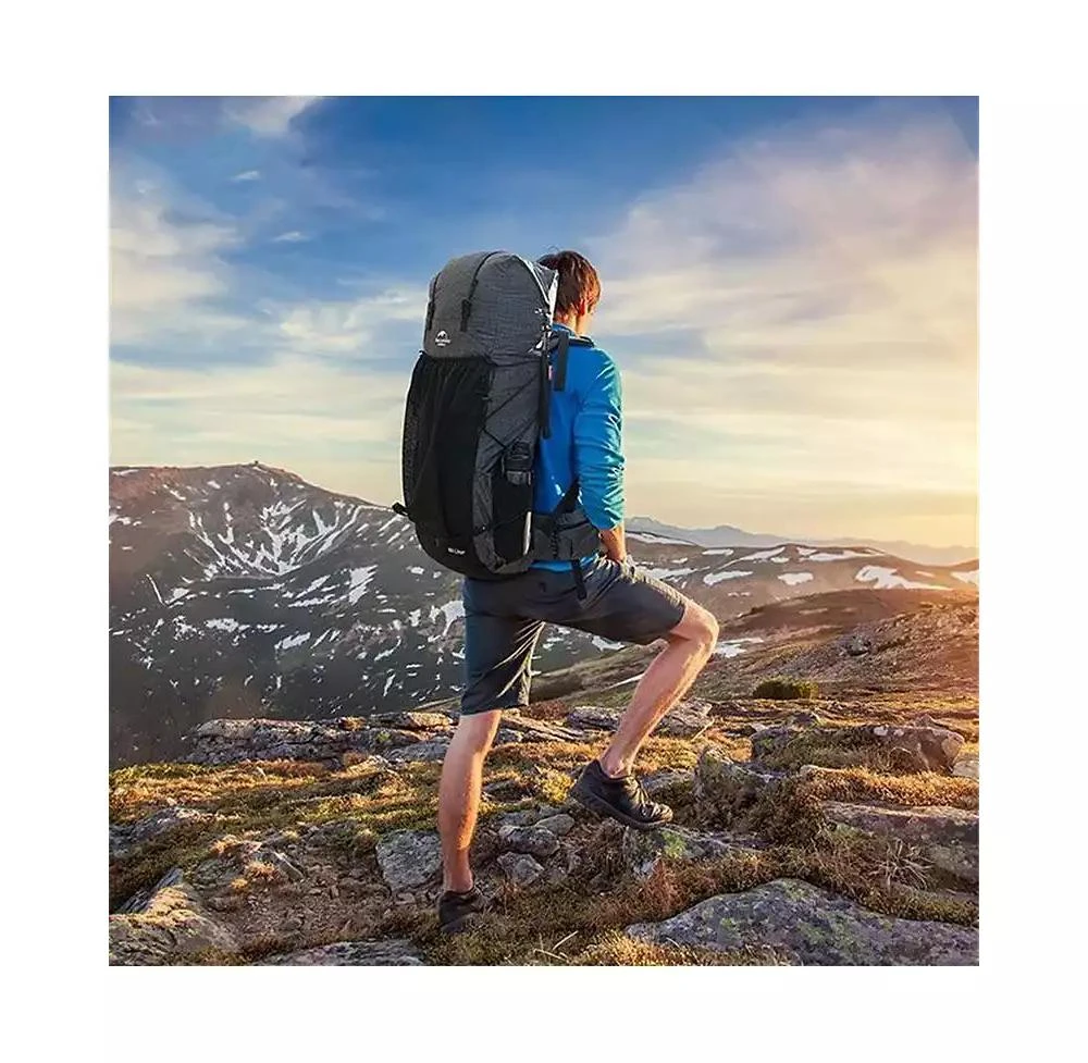 Naturehike 60L+5L Hiking Backpack – Waterproof, Lightweight Mountain Bag with Rain Cover & Shoe Compartment for Camping & Travel 8