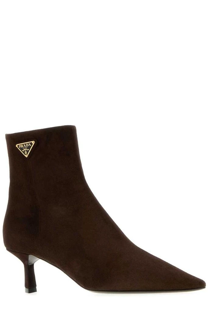 Prada Prada Triangle-Logo Ankle Boots 2