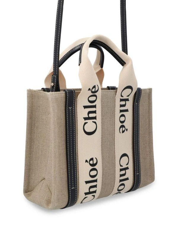 Chloé Chloé Small Woody Tote Bag Black 2