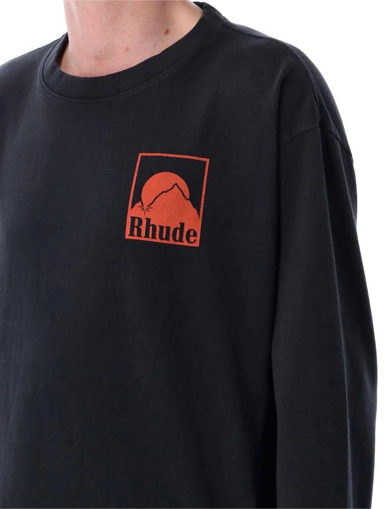 Rhude MOONLIGHT BADGE TEE LS 3