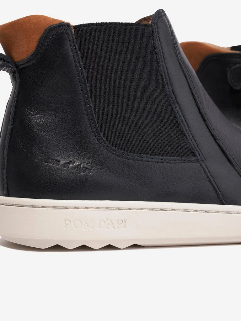 Pom D'Api Pom D'Api Boys Leather Wouf New Jod Boots in Black 3