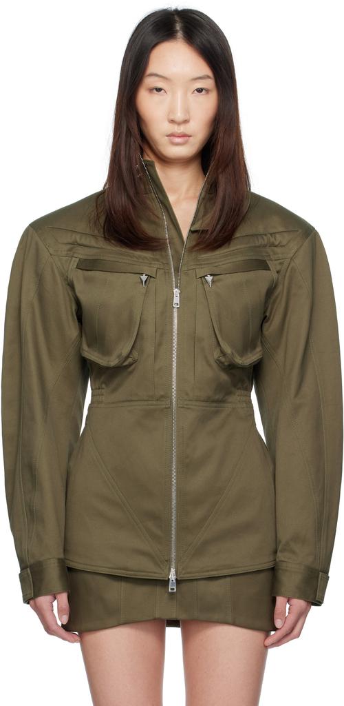 Mugler Black Corseted Scuba Jacket - Jackets - Compare