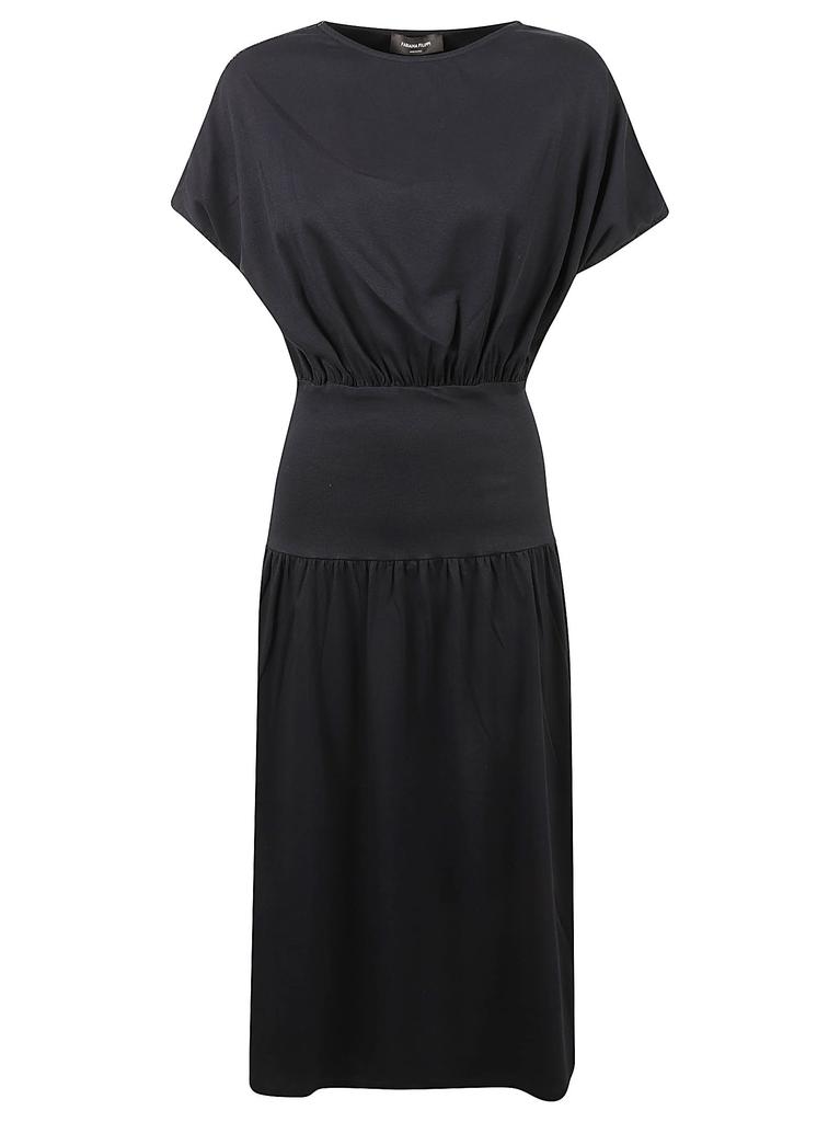 Fabiana Filippi Round Neck Short Sleeved Dress