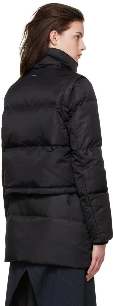 MAISON MARGIELA Black Nylon Down Jacket 3