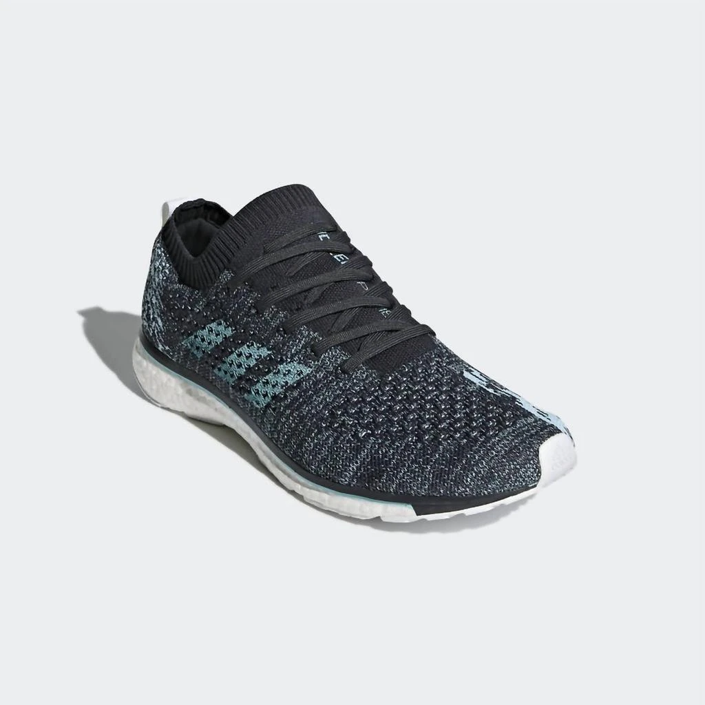 Adidas Men's Adizero Prime Parley Shoes In Carbon,bluspi,ftwwht 2
