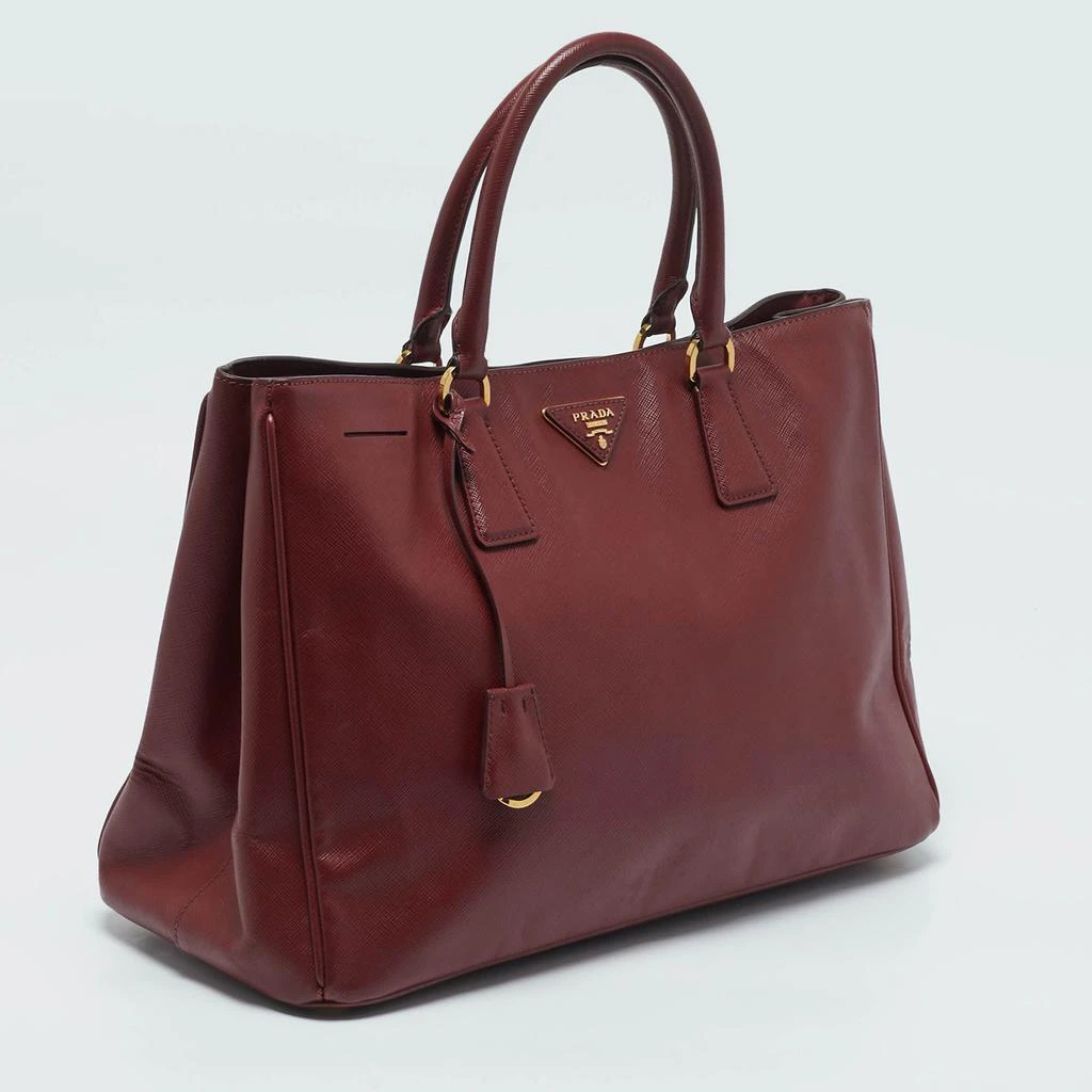 Prada Prada Red Saffiano Leather Large Gardener's Tote 3
