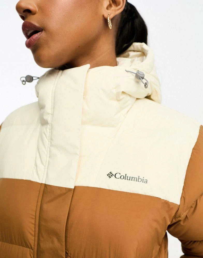 Columbia Columbia Bulo Point II hooded down jacket in brown 4