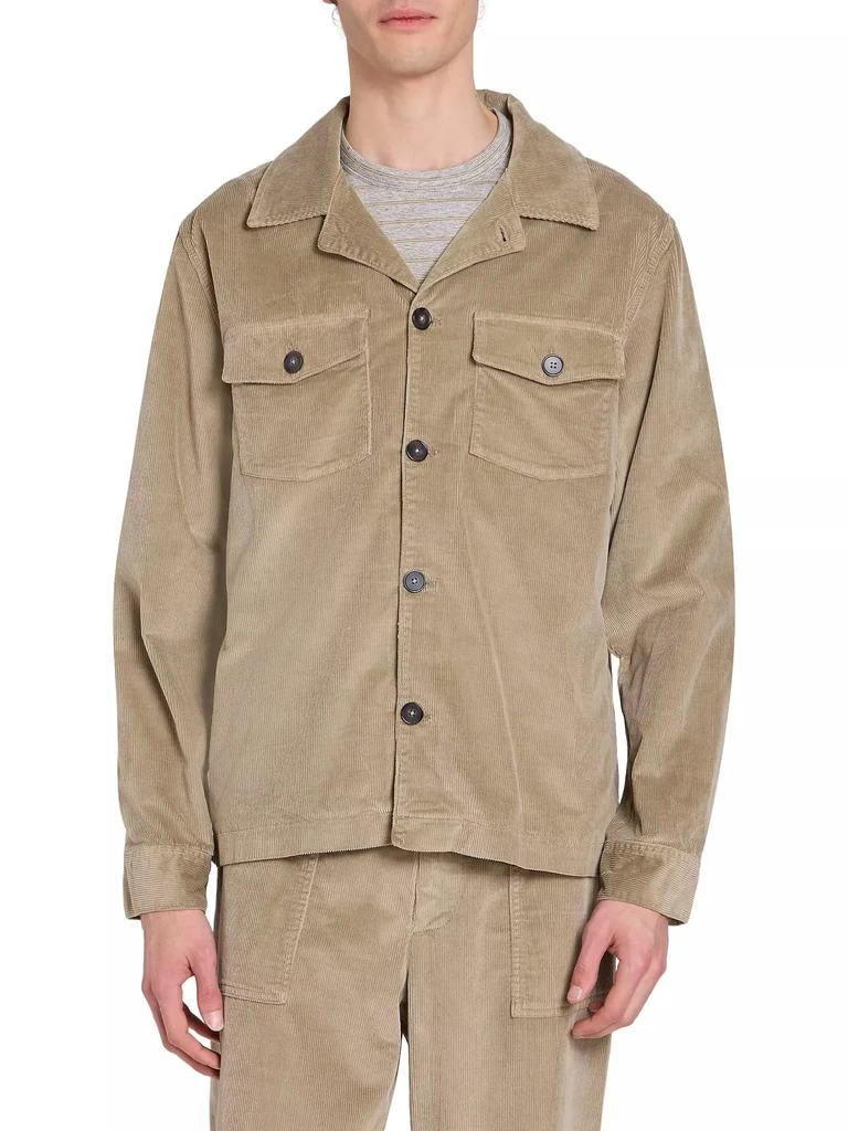 Officine Générale Aylan Cotton Corduroy Overshirt 3